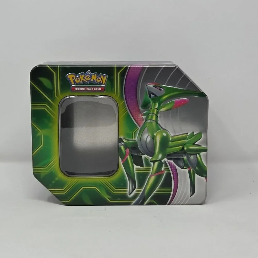 Pokémon TCG Paradox Clash Iron Leaves Tin EMPTY (B249)